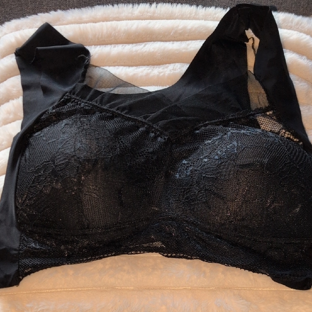 Elegant Black Lace Bralette